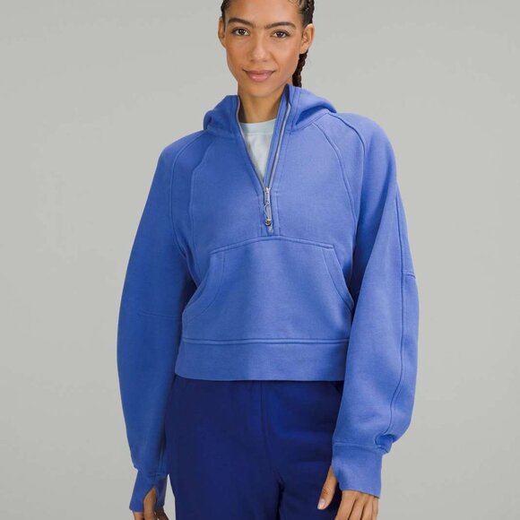 Lululemon Scuba Oversized Half-Zip Hoodie Wild Indigo XS/S - Picture 1 of 10